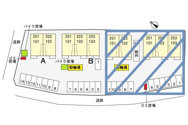 駐車場配置図