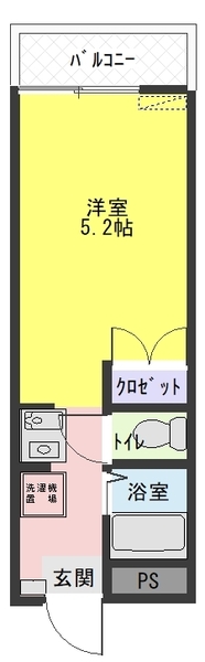 間取り図（203号室を引用）