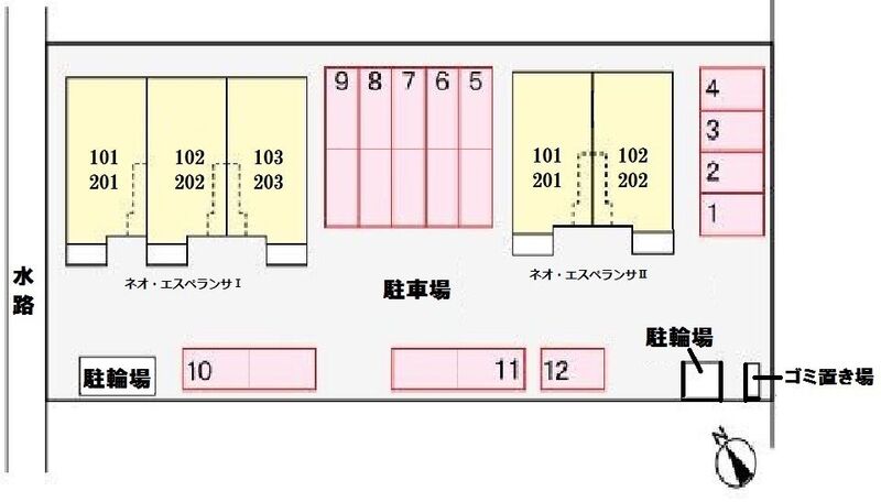 駐車場配置図