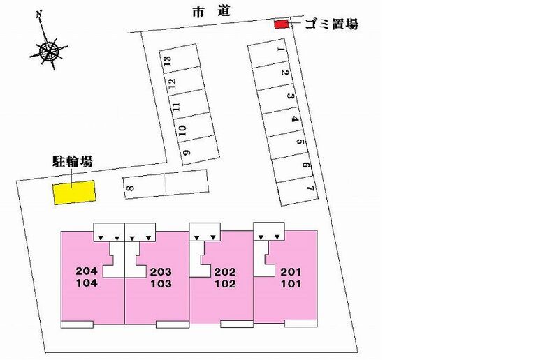 駐車場配置図