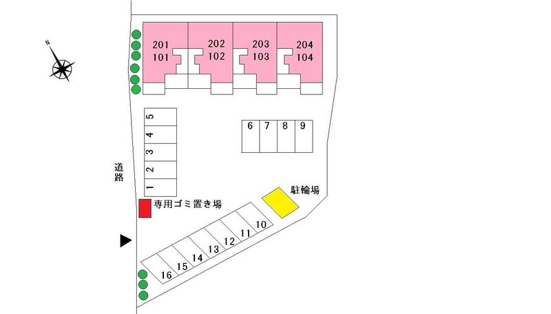 駐車場配置図