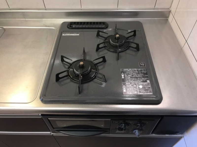 グリル付きガスコンロ